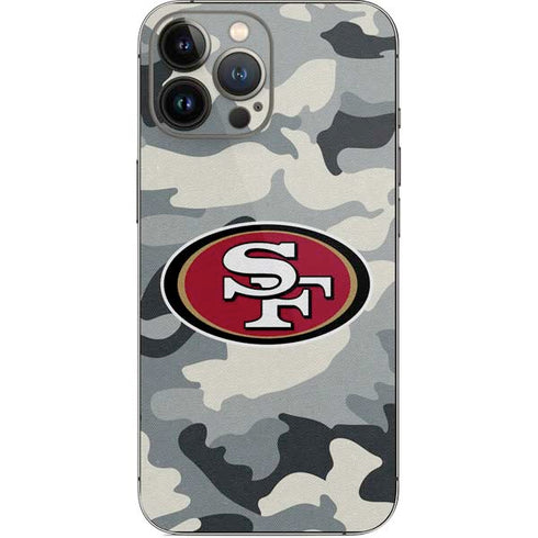 NFL San Francisco 49ers Camo iPhone 13 Pro Max Skin