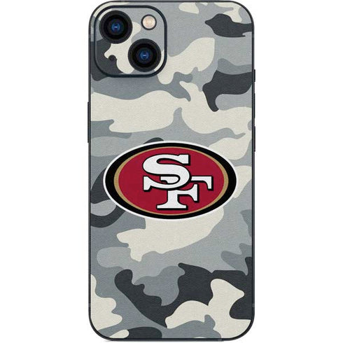 NFL San Francisco 49ers Camo iPhone 13 Skin