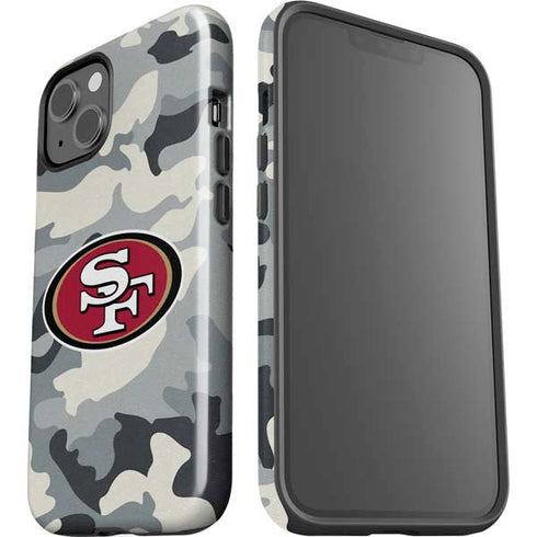 NFL San Francisco 49ers Camo iPhone 15 Impact Case