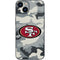 NFL San Francisco 49ers Camo iPhone 14 Plus Skin
