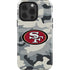 NFL San Francisco 49ers Camo iPhone 15 Pro Impact Case