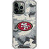 NFL San Francisco 49ers Camo iPhone 14 Pro Max Clear Case