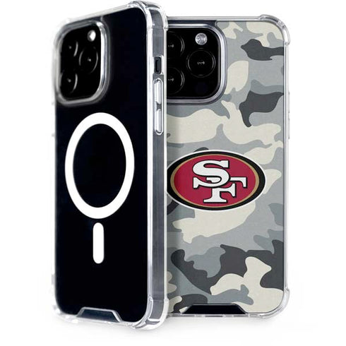 NFL San Francisco 49ers Camo iPhone 14 Pro Max MagSafe Case