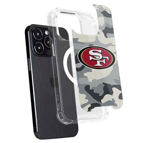 NFL San Francisco 49ers Camo iPhone 15 Pro Max MagSafe Case