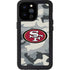 NFL San Francisco 49ers Camo iPhone 14 Pro Max Waterproof Case
