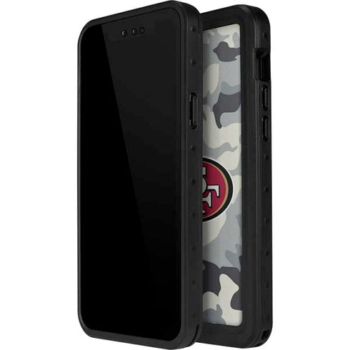 NFL San Francisco 49ers Camo iPhone 14 Pro Max Waterproof Case