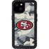 NFL San Francisco 49ers Camo iPhone 15 Plus Waterproof Case