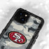NFL San Francisco 49ers Camo iPhone 15 Plus Waterproof Case