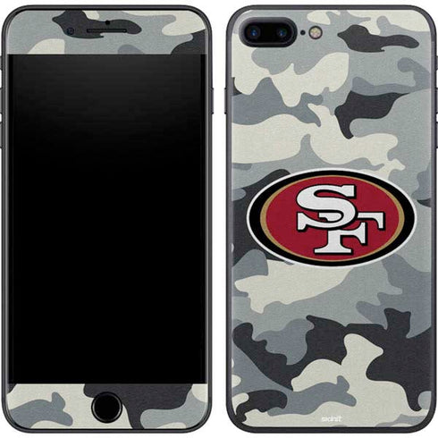 NFL San Francisco 49ers Camo iPhone 8 Plus Skin