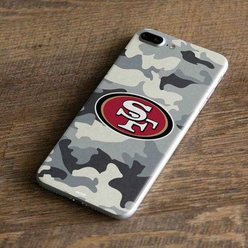NFL San Francisco 49ers Camo iPhone 8 Plus Skin