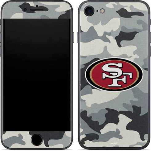 NFL San Francisco 49ers Camo iPhone SE (2nd & 3rd Gen) Skin