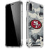 NFL San Francisco 49ers Camo iPhone XR Clear Case
