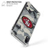 NFL San Francisco 49ers Camo iPhone XR Clear Case