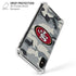 NFL San Francisco 49ers Camo iPhone XS Max Clear Case