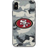 NFL San Francisco 49ers Camo iPhone XS Skin