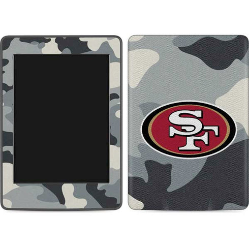 NFL San Francisco 49ers Camo Amazon Kindle Skin