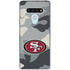 NFL San Francisco 49ers Camo LG Stylo 6 Clear Case