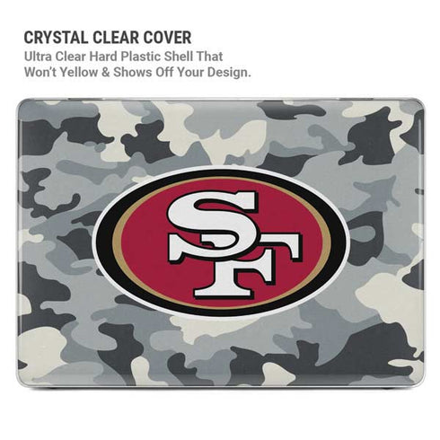 NFL San Francisco 49ers Camo MacBook Air 15in (2023-2025) Case plus Skin