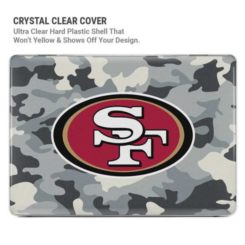 NFL San Francisco 49ers Camo MacBook Pro 16in (2021-25) Case plus Skin