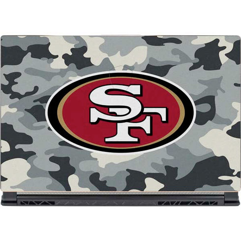 NFL San Francisco 49ers Camo MSI GS65 Stealth Laptop Skin