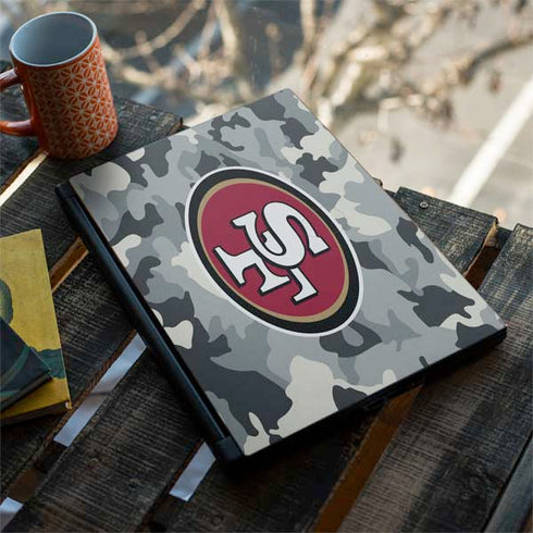 NFL San Francisco 49ers Camo MSI GS65 Stealth Laptop Skin