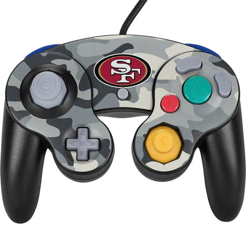 NFL San Francisco 49ers Camo Nintendo GameCube Controller Skin