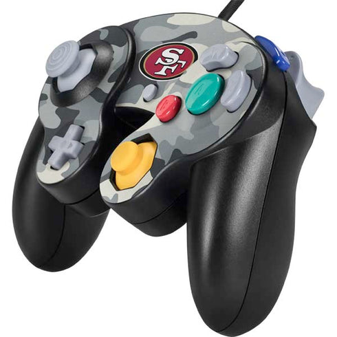 NFL San Francisco 49ers Camo Nintendo GameCube Controller Skin