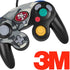 NFL San Francisco 49ers Camo Nintendo GameCube Controller Skin