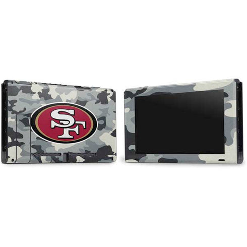 NFL San Francisco 49ers Camo Nintendo Switch Bundle Skin