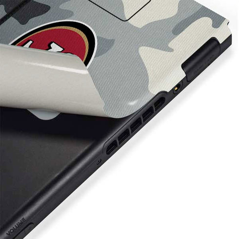 NFL San Francisco 49ers Camo Nintendo Switch Bundle Skin