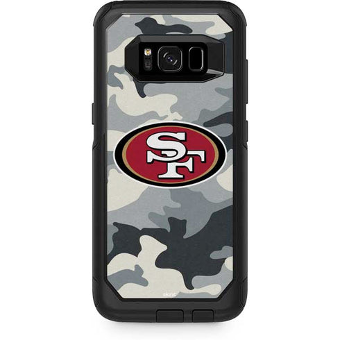 NFL San Francisco 49ers Camo Otterbox Commuter Galaxy Skin