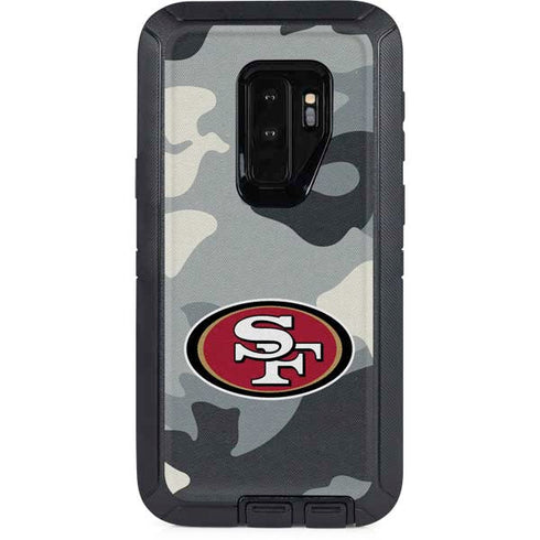 NFL San Francisco 49ers Camo Otterbox Defender Galaxy Skin