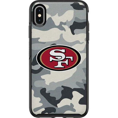 NFL San Francisco 49ers Camo Otterbox Symmetry iPhone Skin