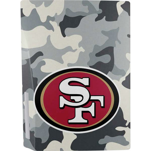 NFL San Francisco 49ers Camo PS5 Bundle Skin