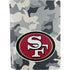 NFL San Francisco 49ers Camo PS5 Console Skin