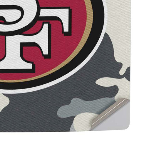 NFL San Francisco 49ers Camo PS5 Console Skin
