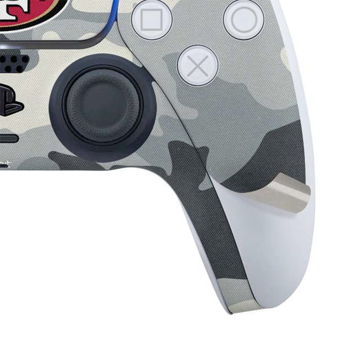 NFL San Francisco 49ers Camo PS5 Slim Digital Edition Bundle Skin