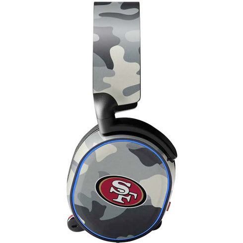 NFL San Francisco 49ers Camo SteelSeries Arctis 5 Skin