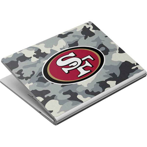 NFL San Francisco 49ers Camo Surface Book Skin