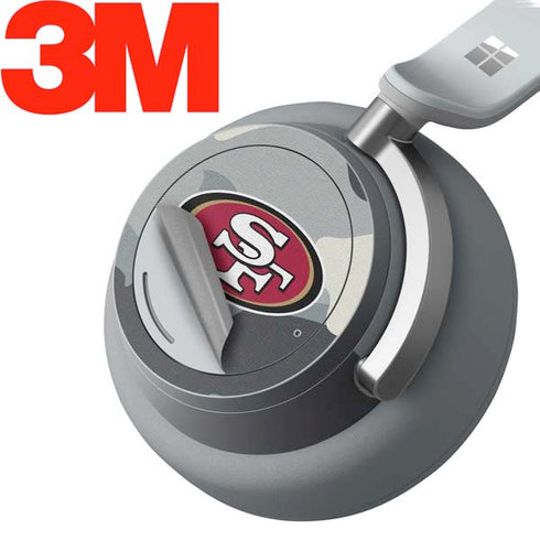 NFL San Francisco 49ers Camo Surface Headphones Skin