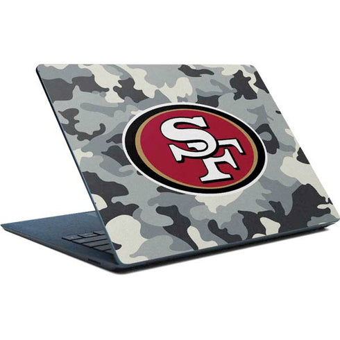 NFL San Francisco 49ers Camo Surface Laptop Skin