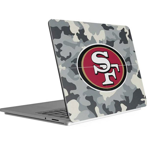 NFL San Francisco 49ers Camo Surface Laptop Studio Skin