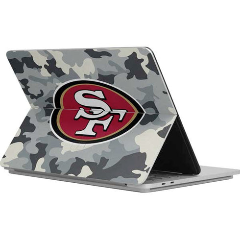 NFL San Francisco 49ers Camo Surface Laptop Studio Skin