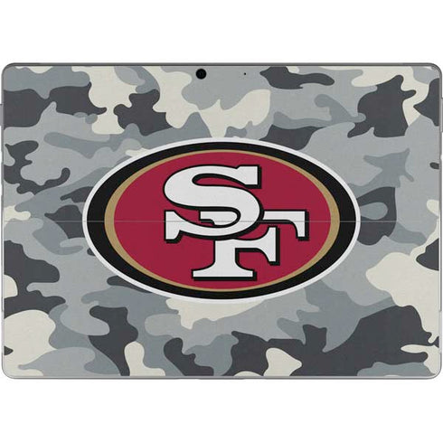 NFL San Francisco 49ers Camo Surface Pro 8 Skin