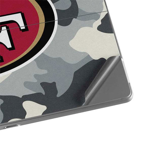 NFL San Francisco 49ers Camo Surface Pro 8 Skin