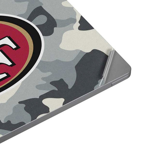 NFL San Francisco 49ers Camo Universal Laptop 13in (10.6 x 7.6in) Skin