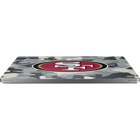NFL San Francisco 49ers Camo Universal Laptop 16.6in (13.4 x 9.7in) Skin