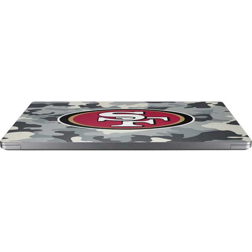 NFL San Francisco 49ers Camo Universal Laptop 16in (13 x 9.4in) Skin