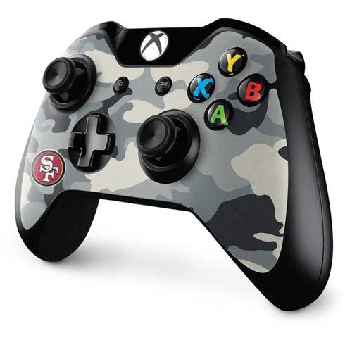 NFL San Francisco 49ers Camo Xbox One Controller Skin