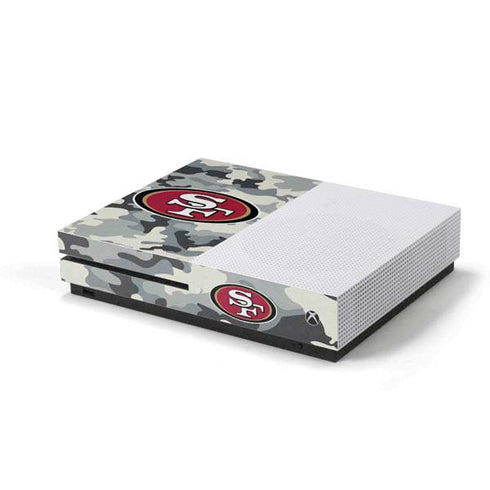 NFL San Francisco 49ers Camo Xbox One S Console Skin